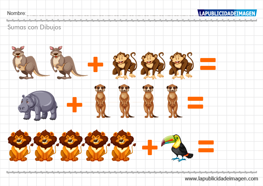 SUMAS CON DIBUJOS