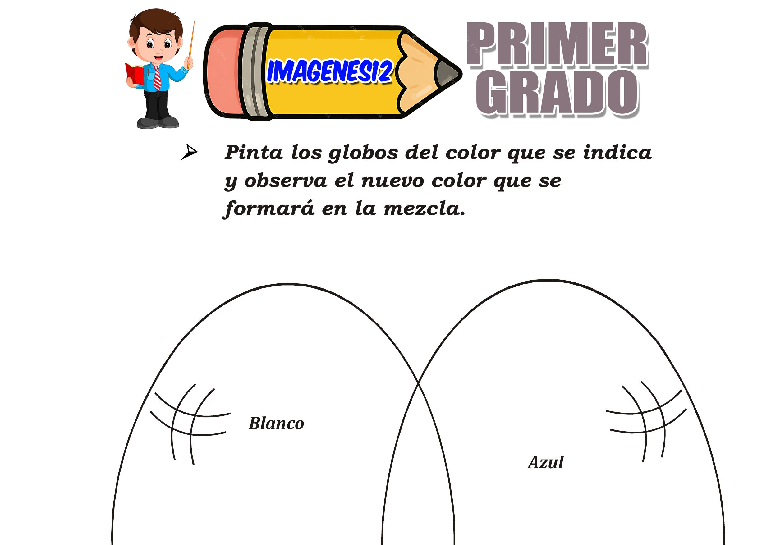 Aprende el color celeste