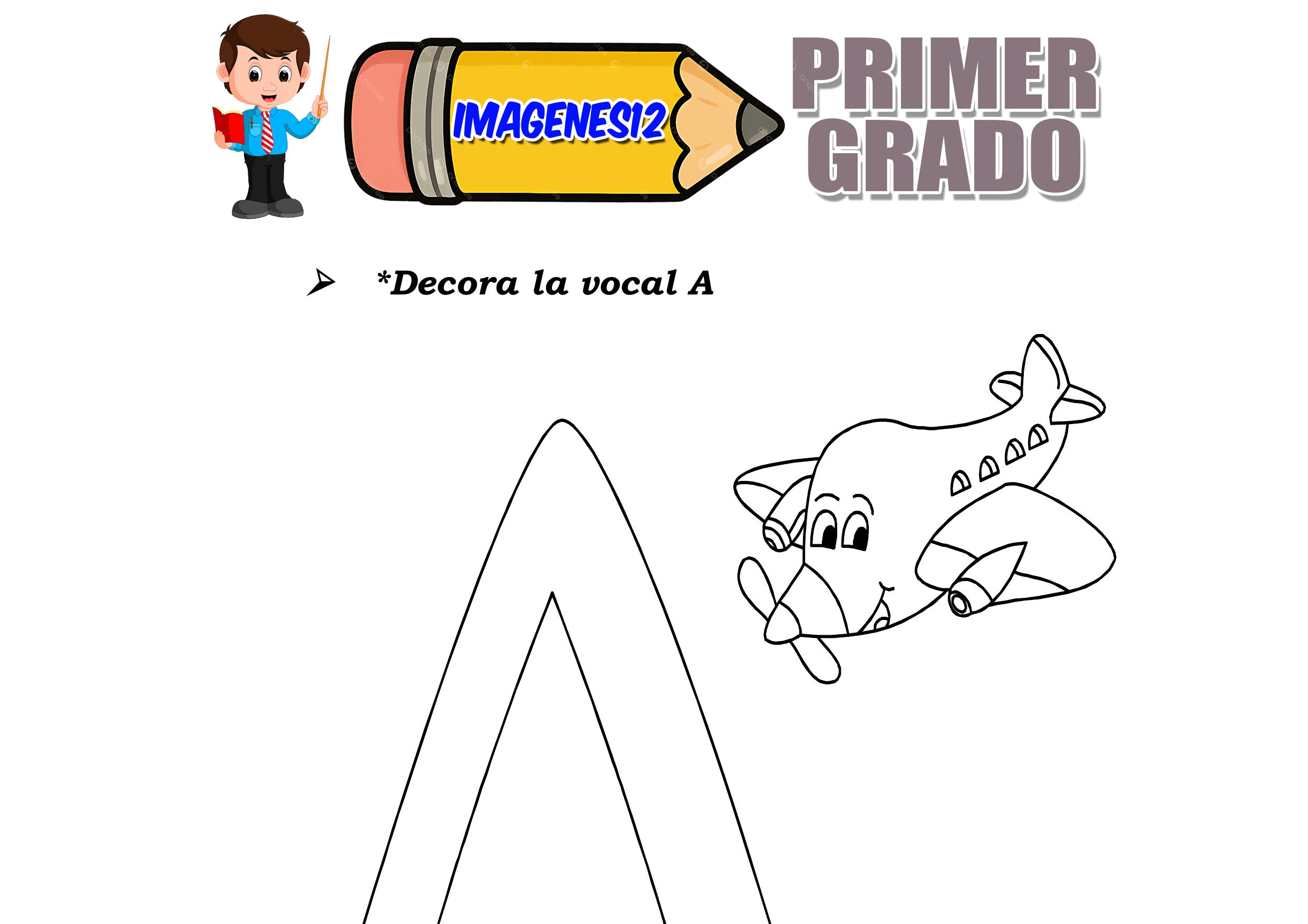 Practica de la vocal A