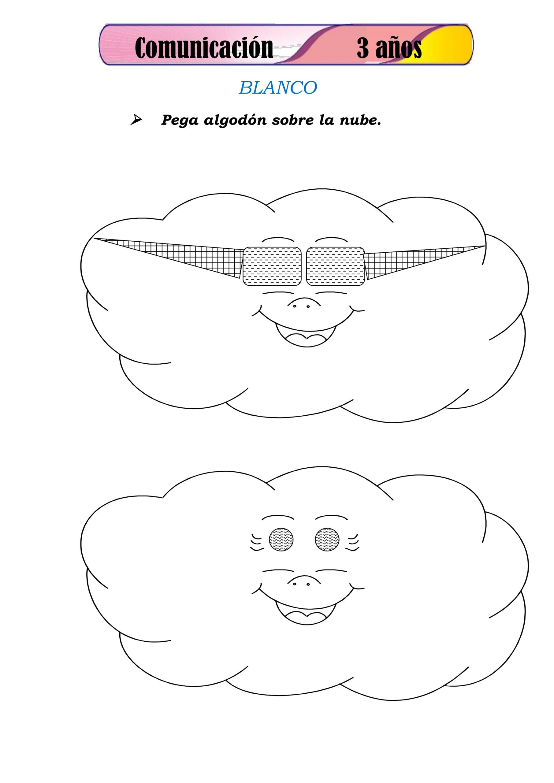 Actividades color blanco