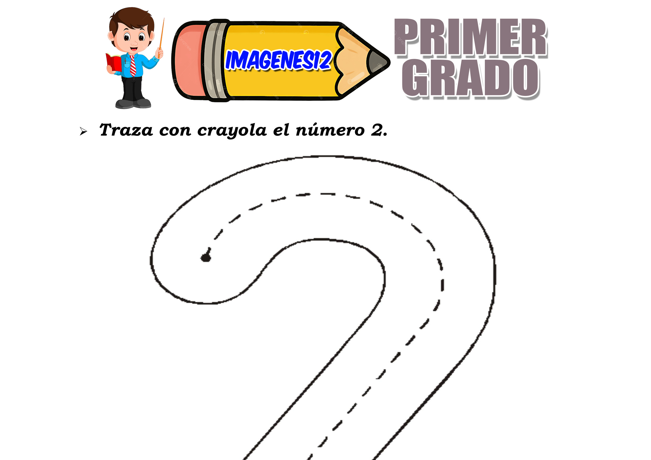 Reconocer el número 2