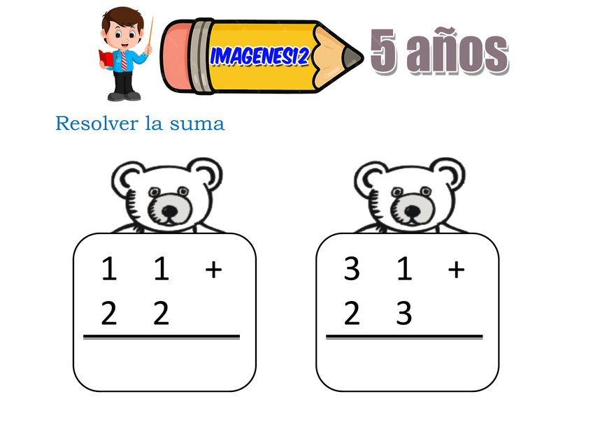 Actividades de suma