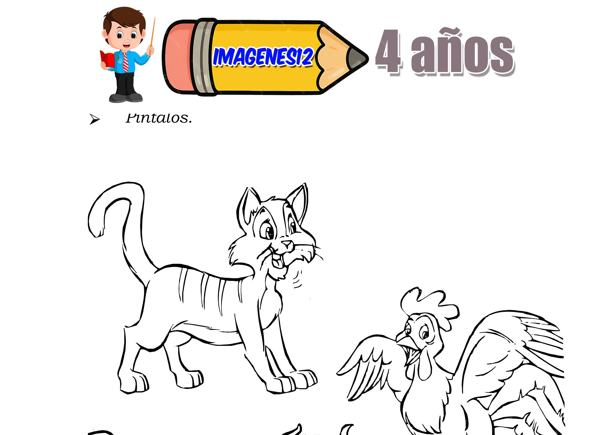 Animales con Patas Niños