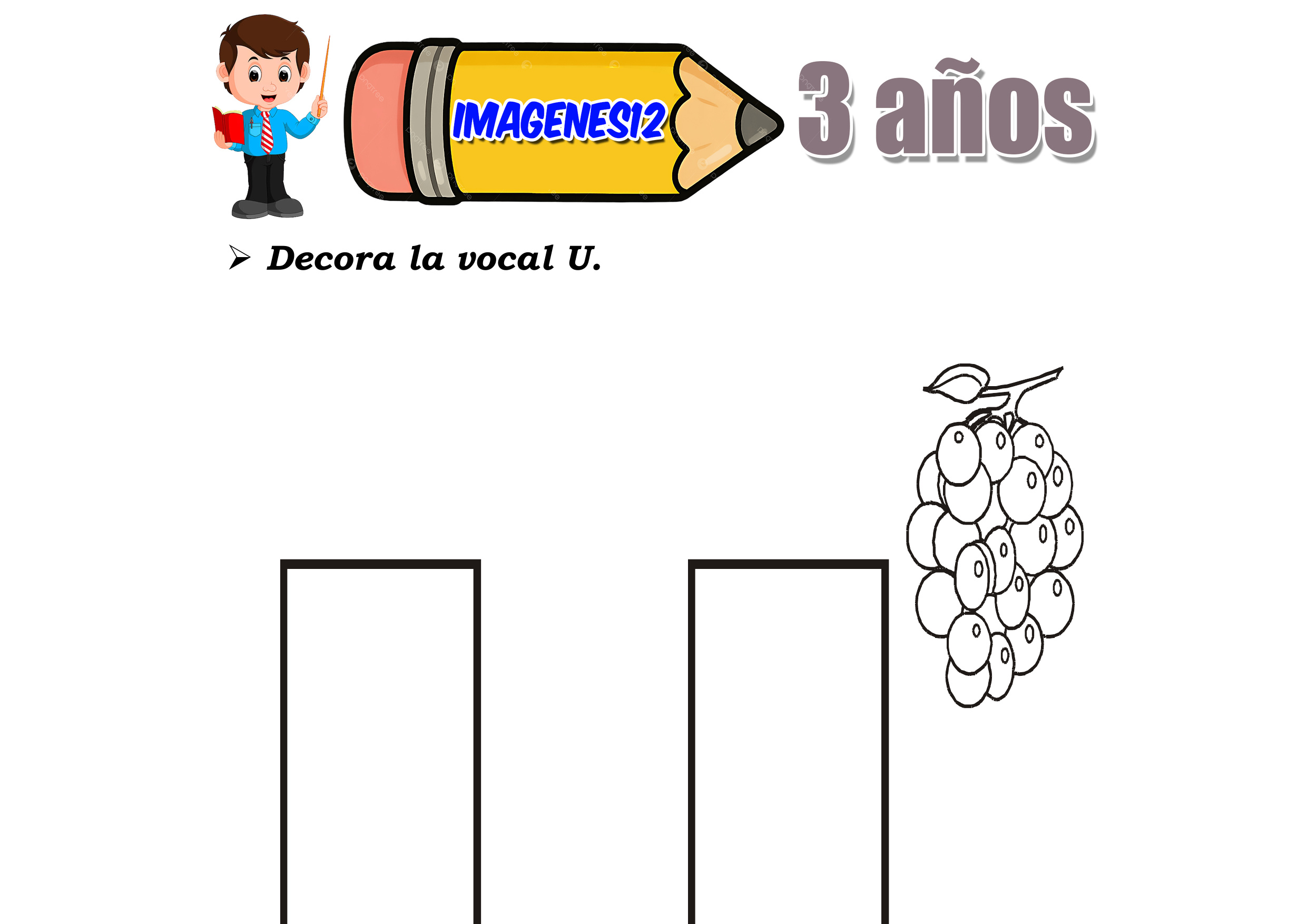 Aprende la vocal U