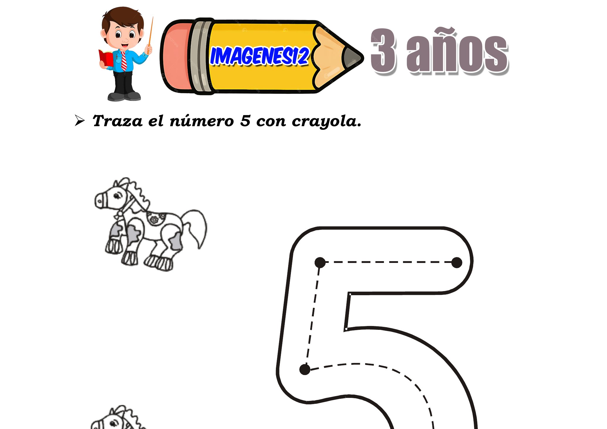 Aprender el número 5