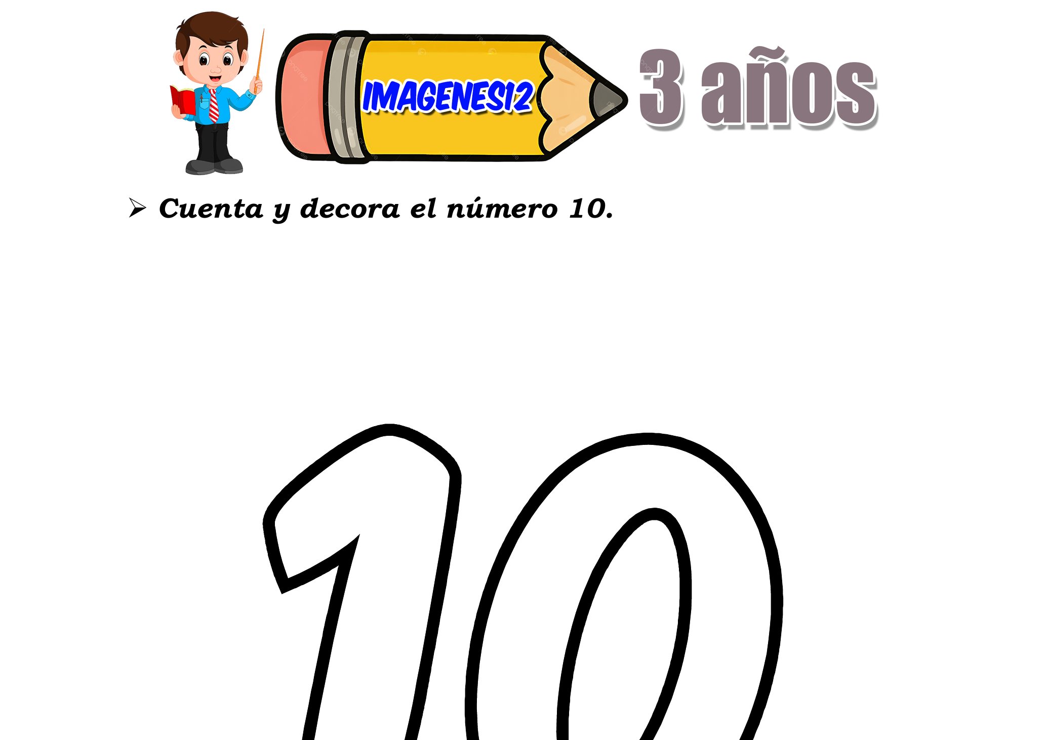 Aprender el número 6