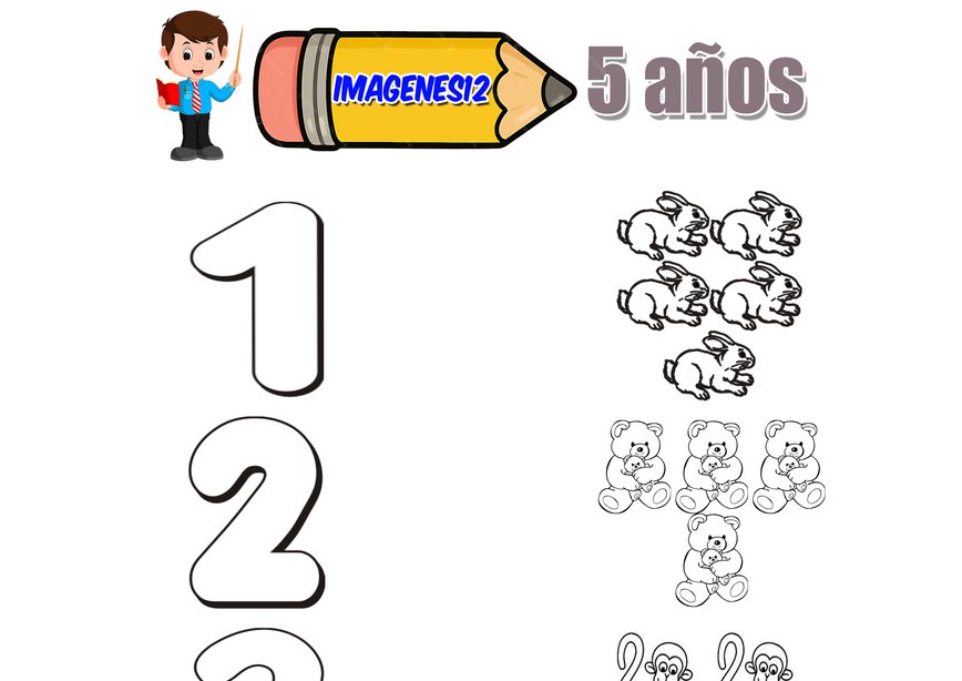 Cuenta y une según cantidad