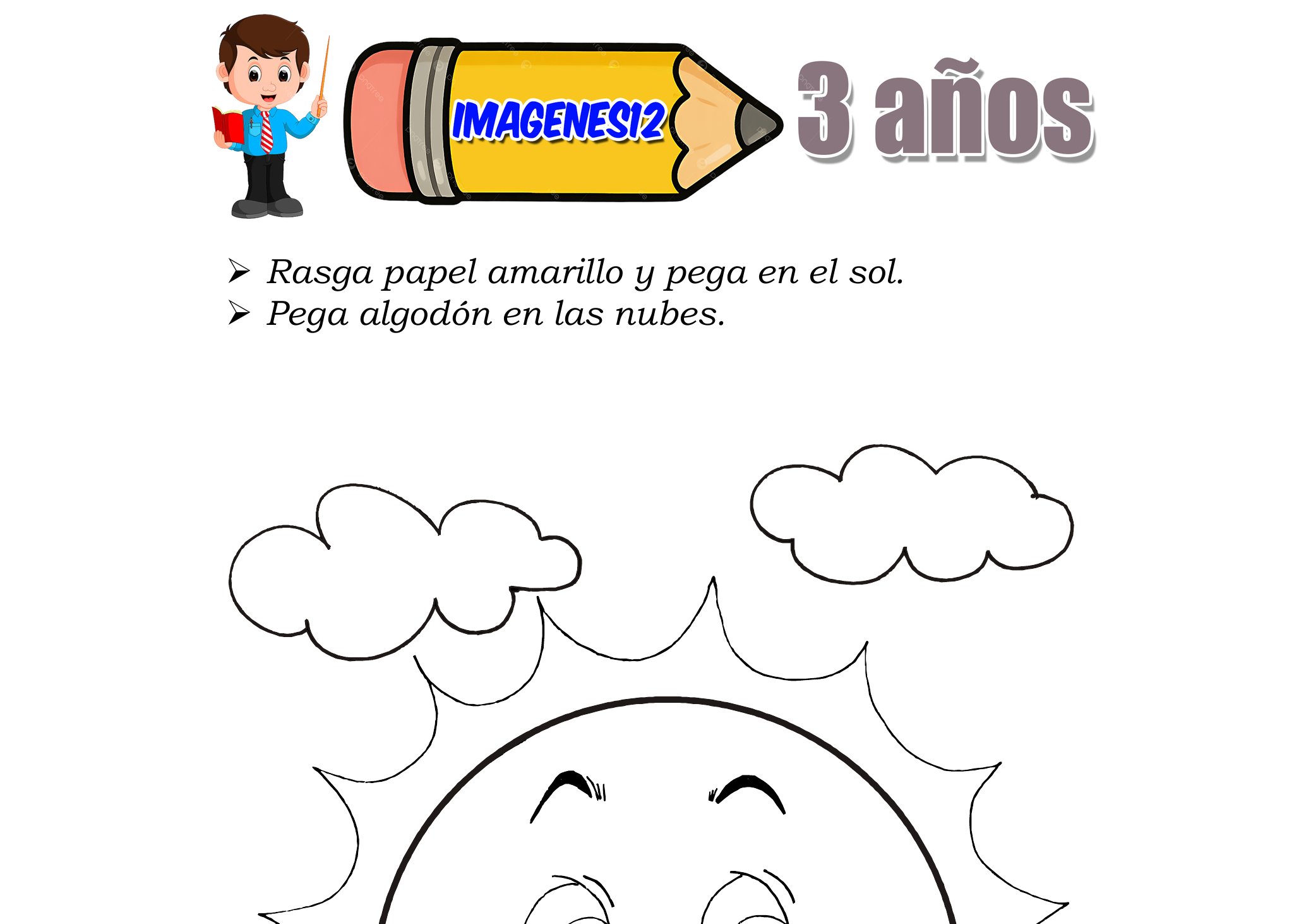 El día y sus actividades para niños