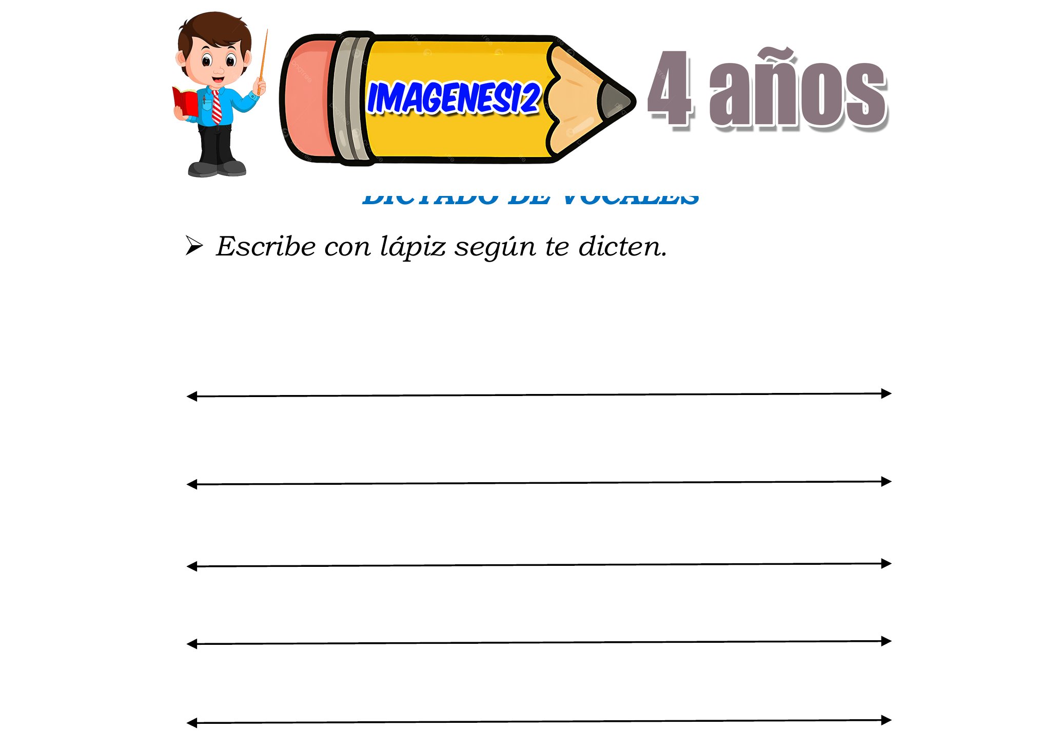 Evaluación de Vocales para Niños