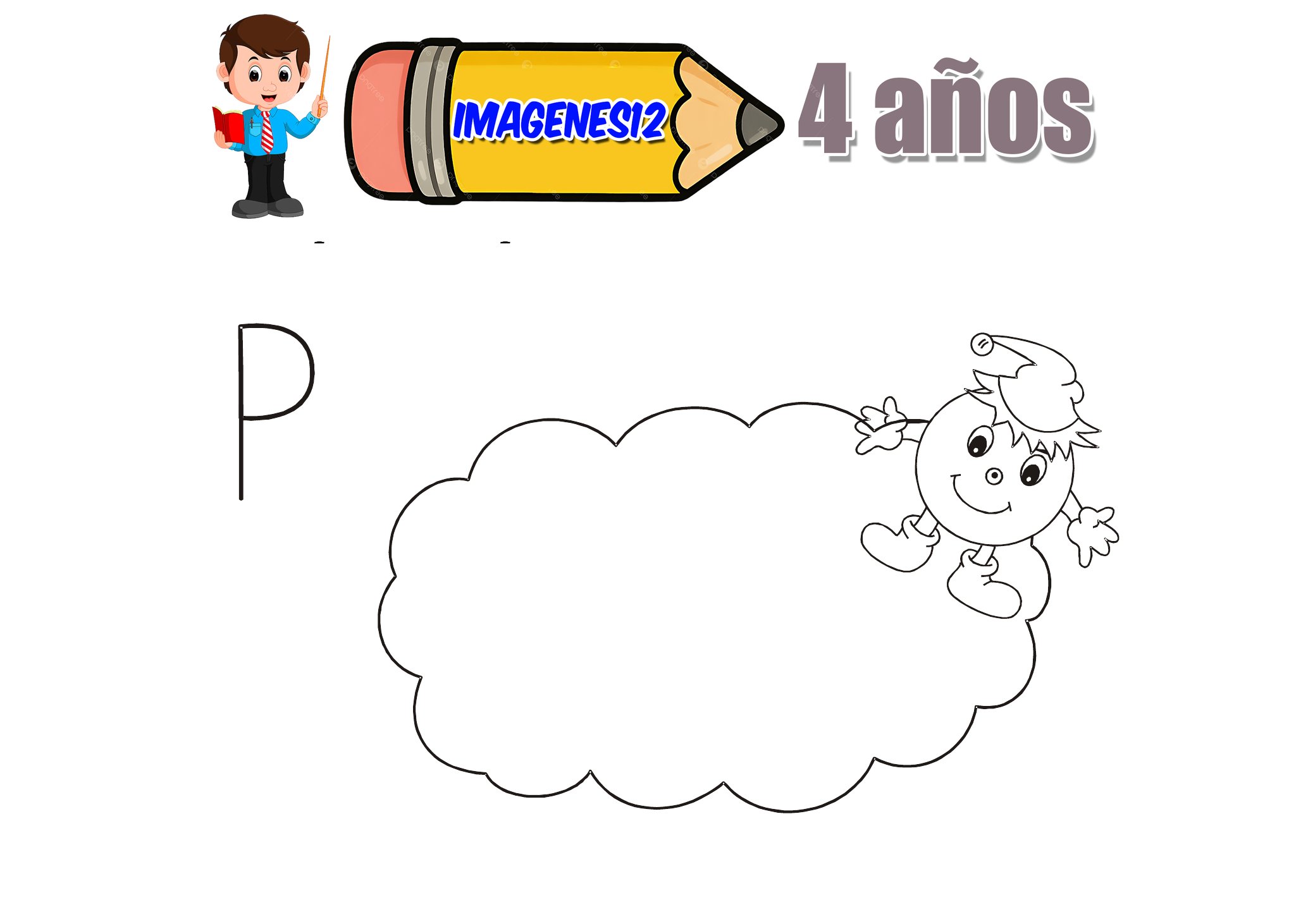 Letra P para Niños