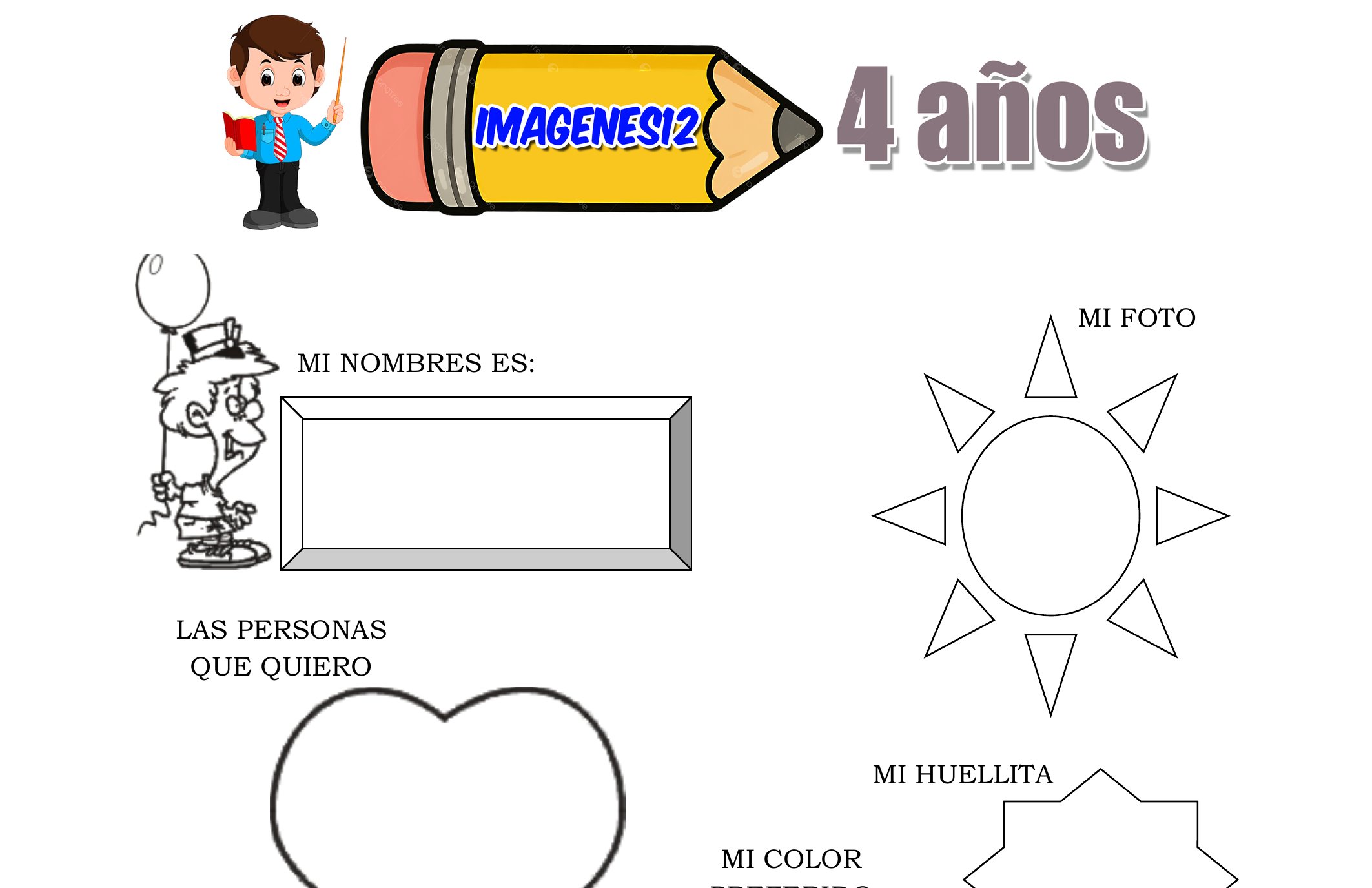 Mis Datos Personales para Niños