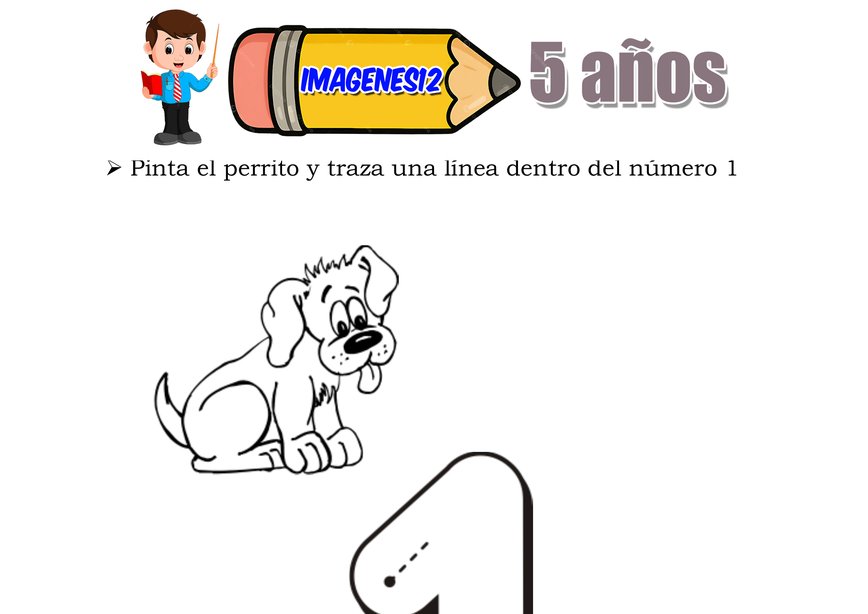 Número 12 para pintar