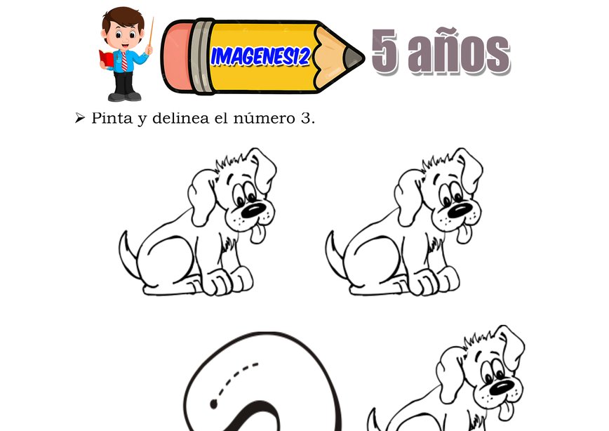 Número 20 para pintar