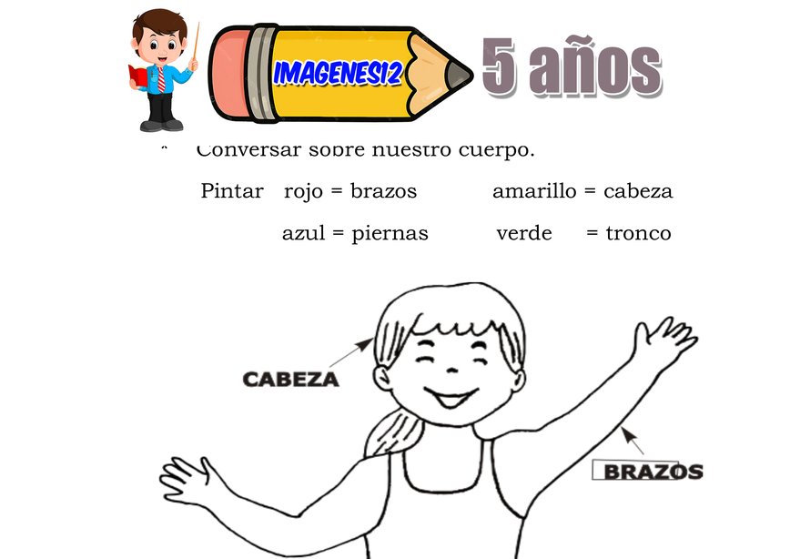 Partes del cuerpo aprendizaje básico