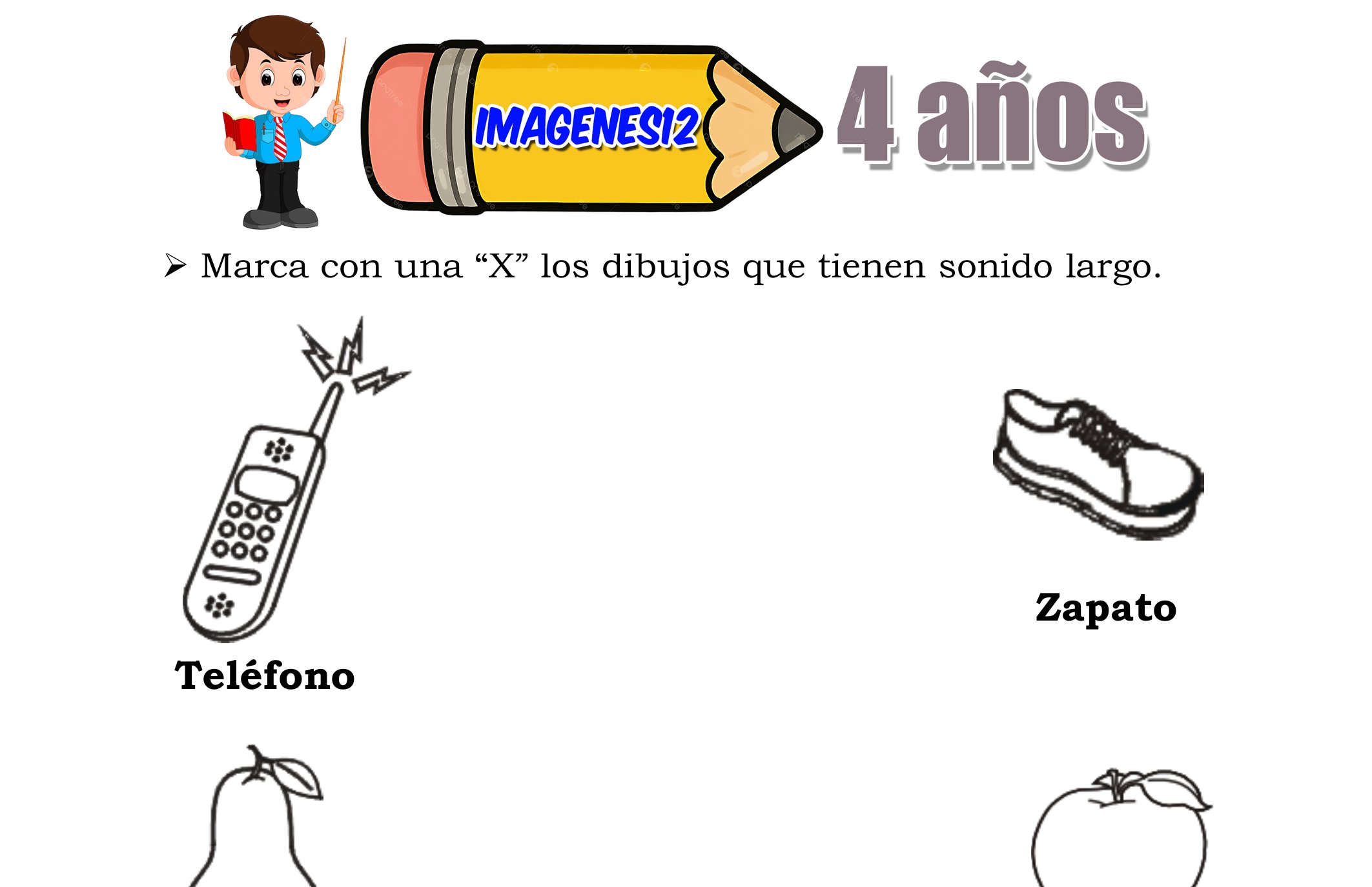 Sonidos Largos para Niños
