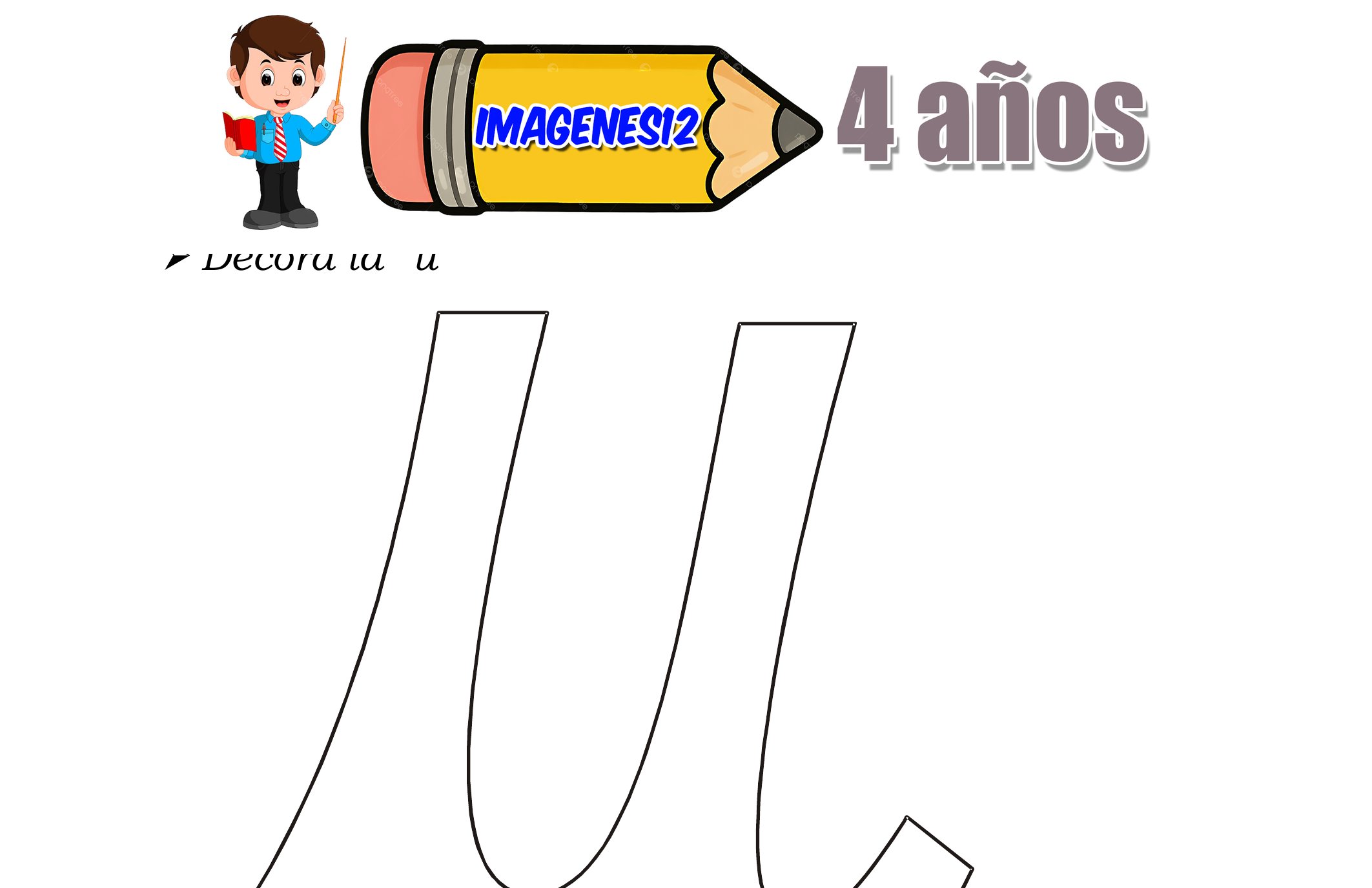 Vocal U para Niños